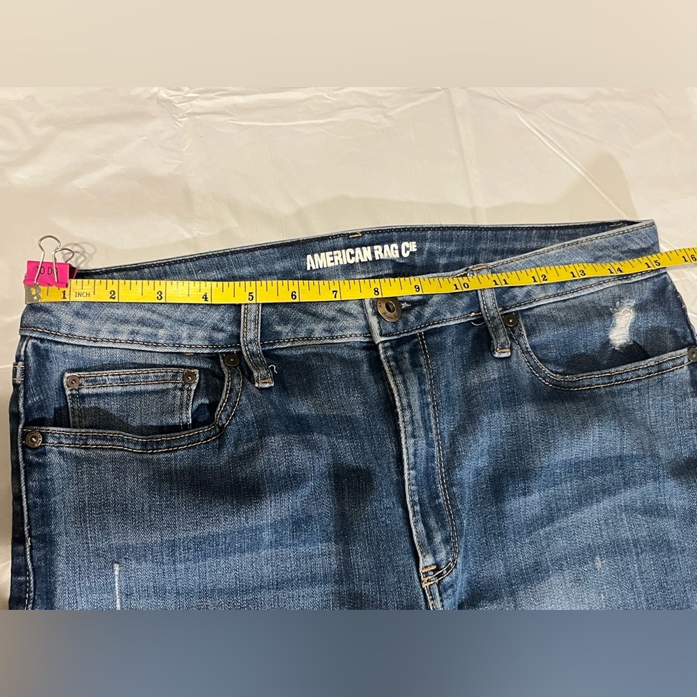 American Rag Women's Straight Leg Blue Jeans